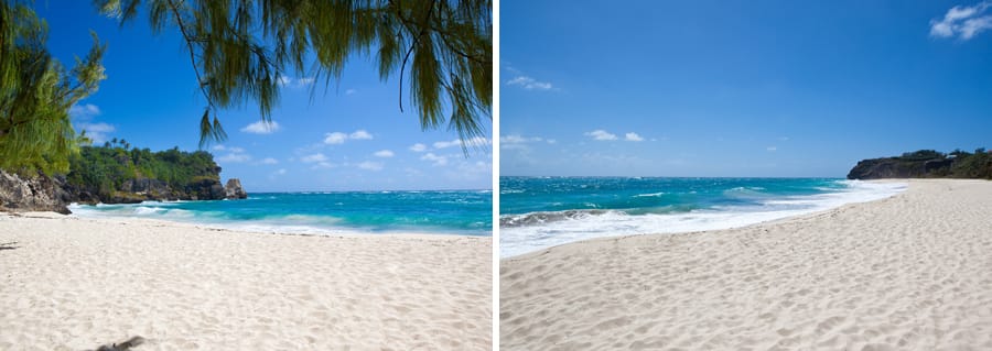 Beach wedding at Foul Bay, Barbados