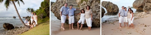 Beach wedding at Bathsheba, Barbados