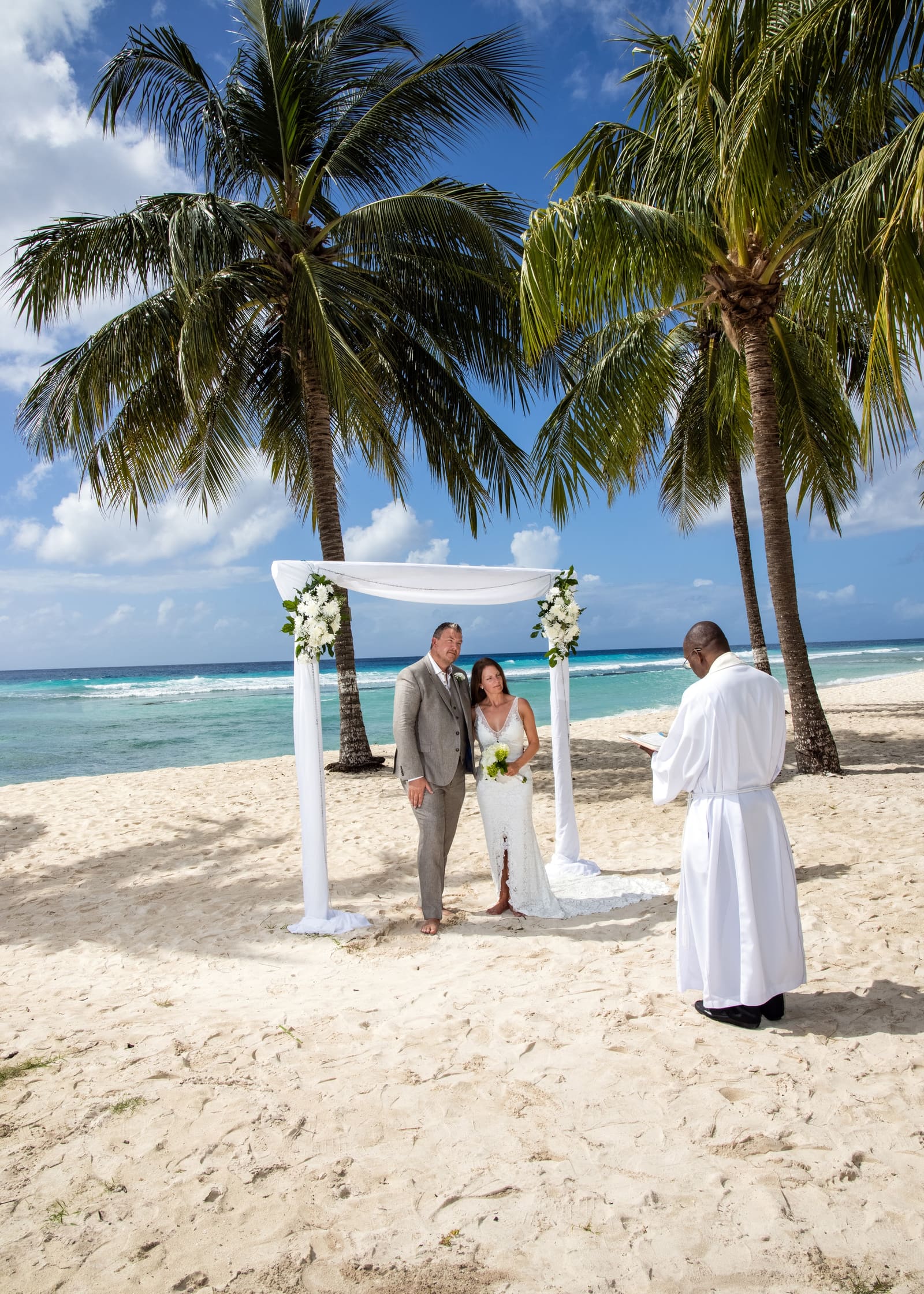 Wedding ceremony at The Coconut Court Hotel, Barbados