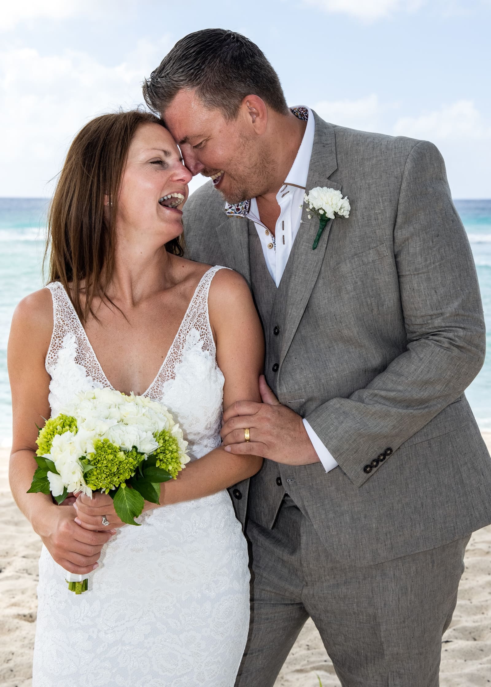 Bride & Groom at The Coconut Court Hotel