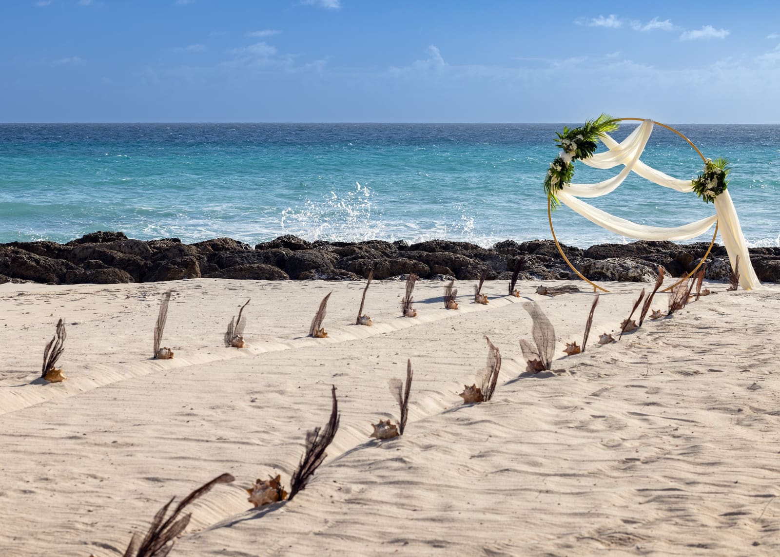 Wedding at O2 Beach Club, Barbados