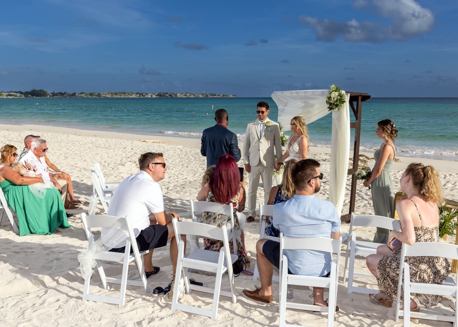 One of the two beautiful beach options