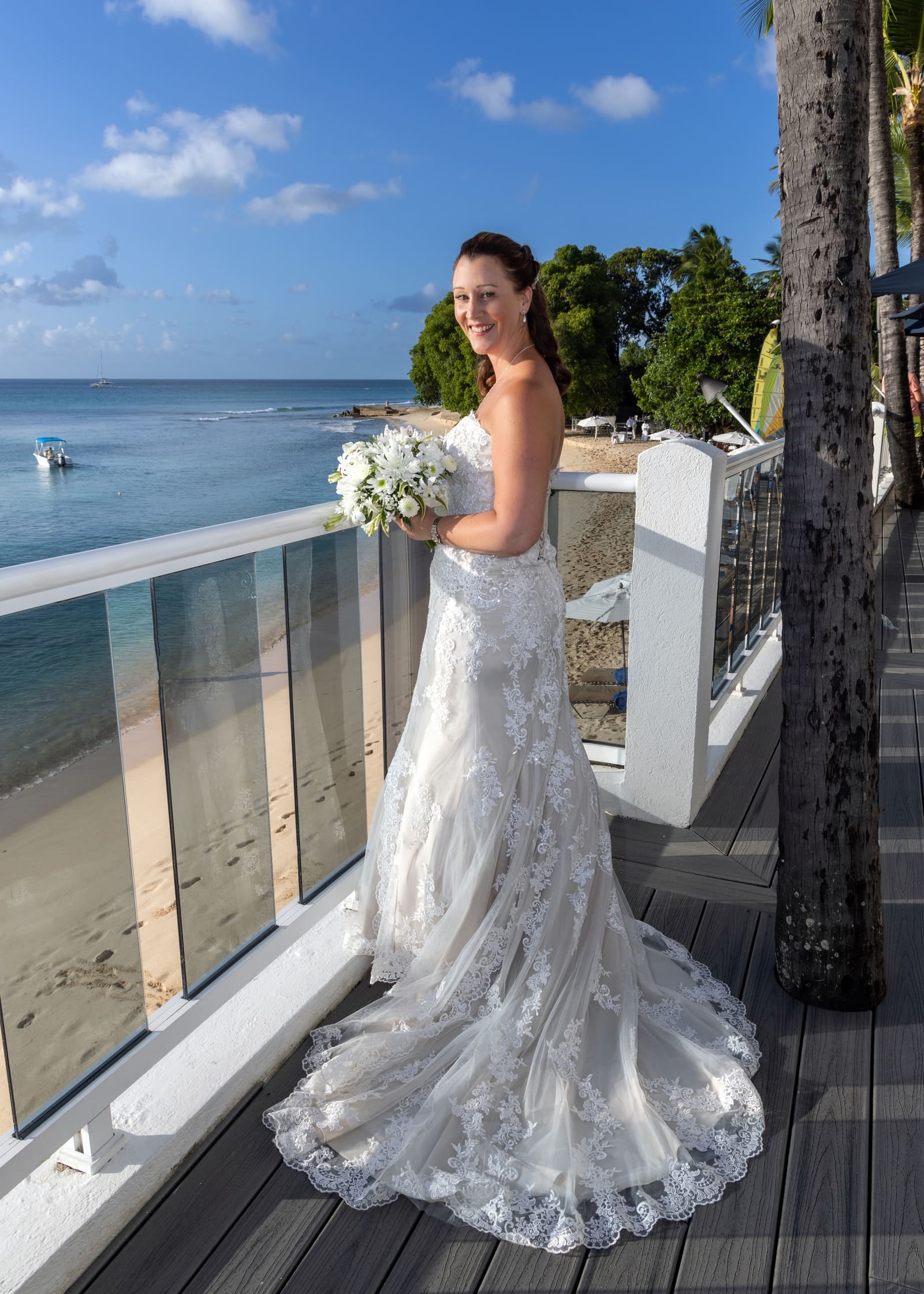 The Hotel overlooks a spectacular beach front.